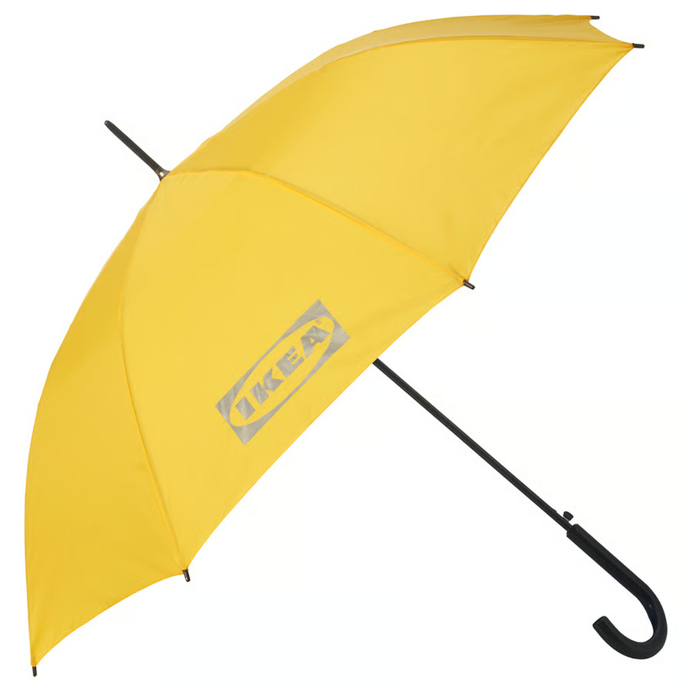 IKEA AURTIENDE Umbrella, Yellow (205.789.48) NEW